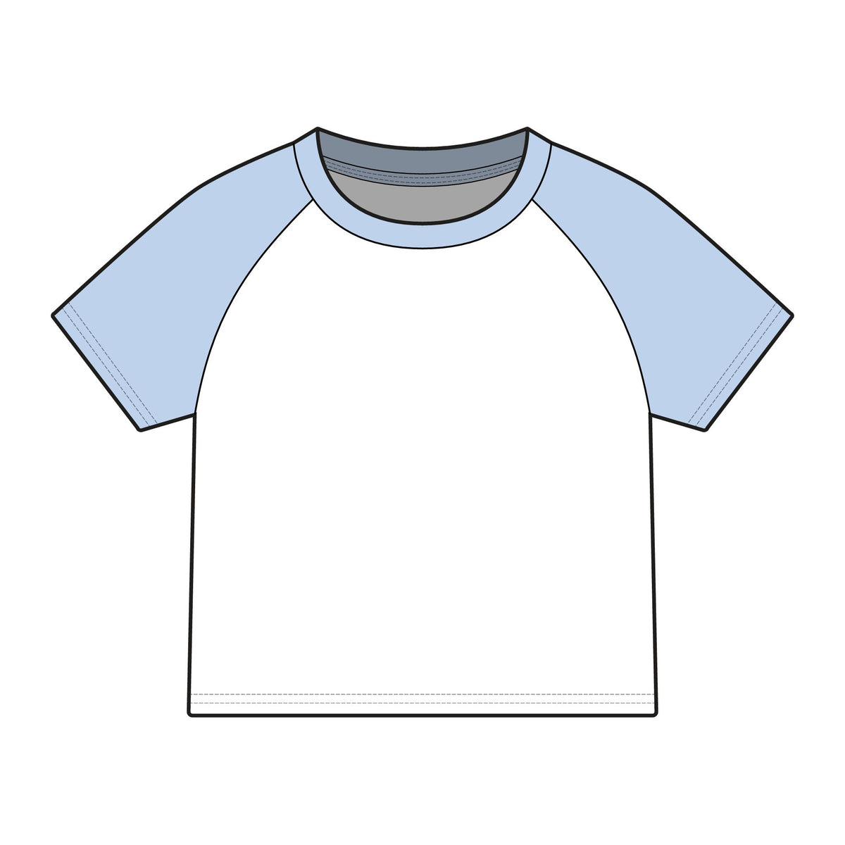 Women's Micro Rib Raglan Baby Tee