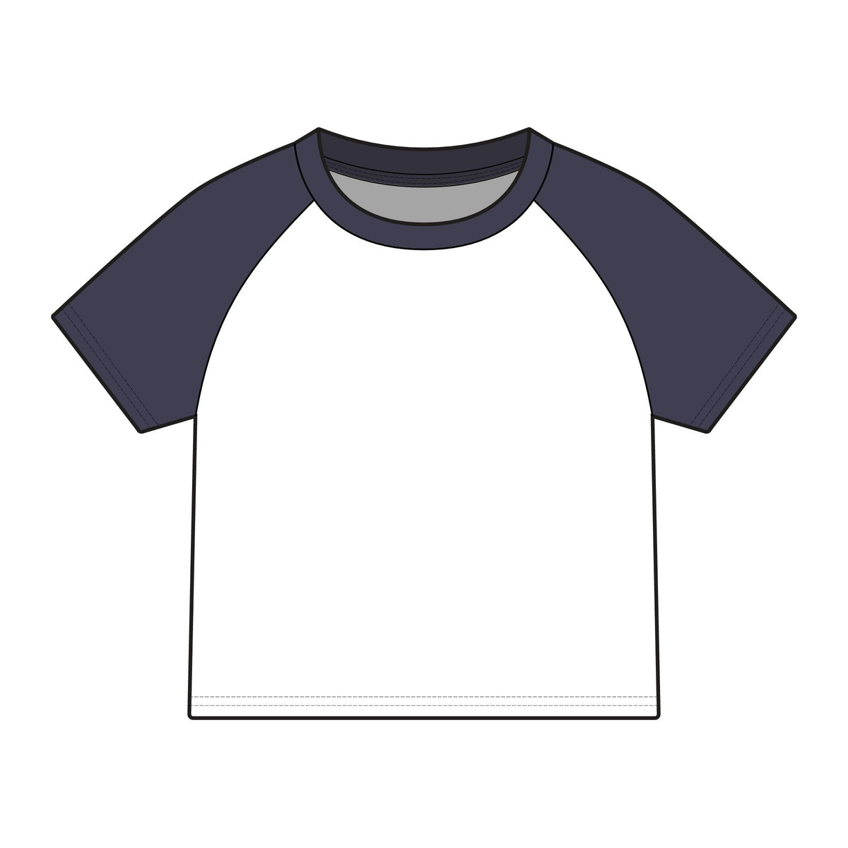 Women's Micro Rib Raglan Baby Tee