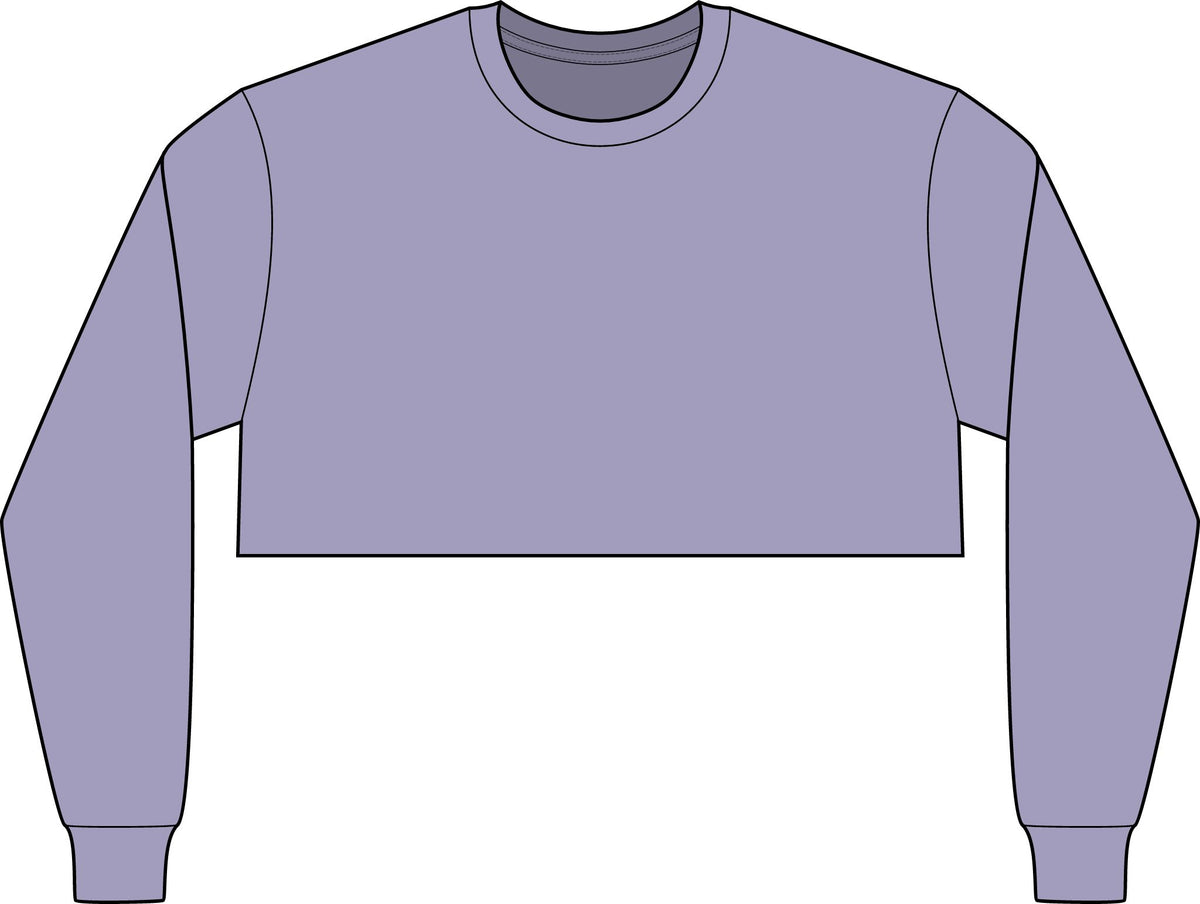 Women's FWD Fashion Crop Long Sleeve Tee