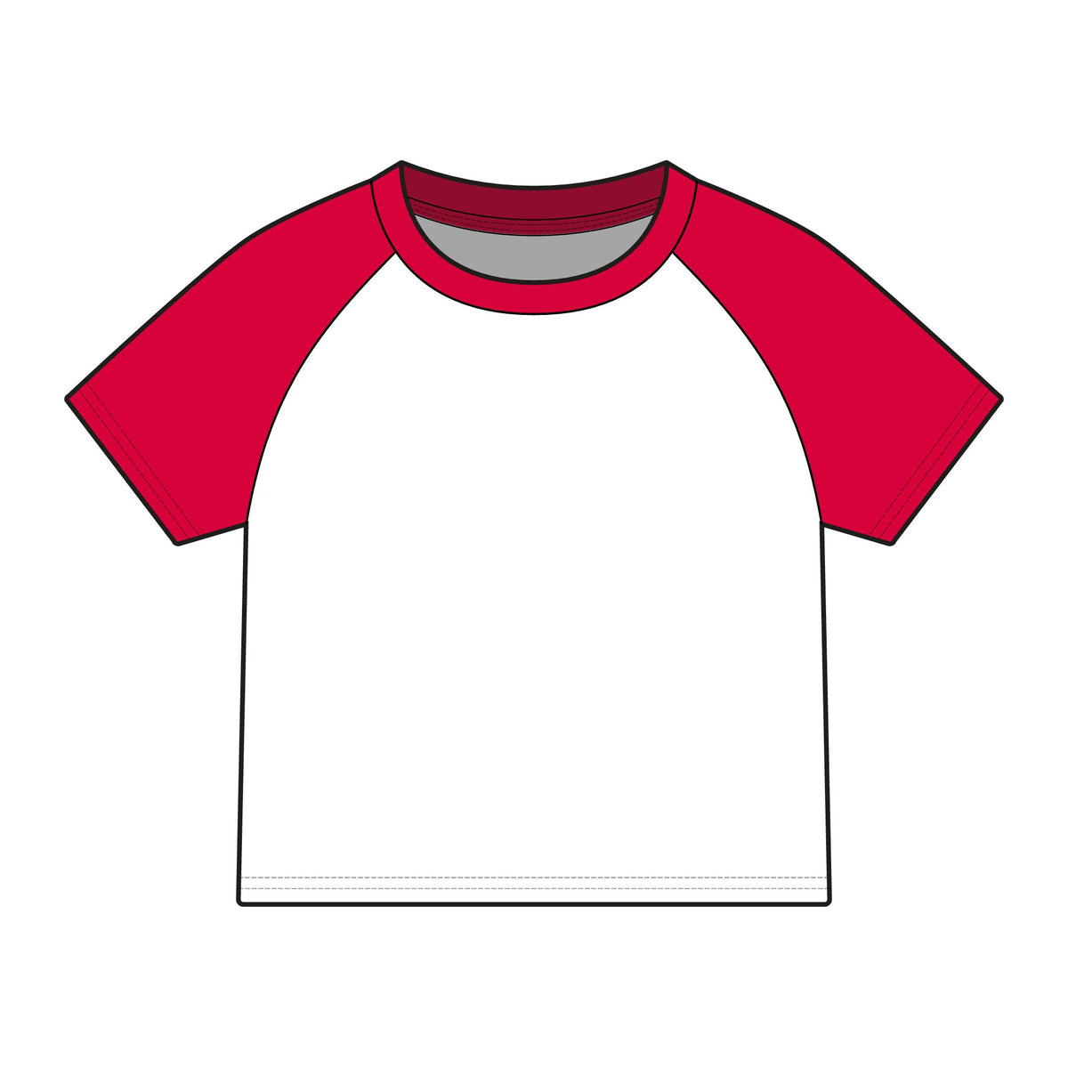 Women's Micro Rib Raglan Baby Tee