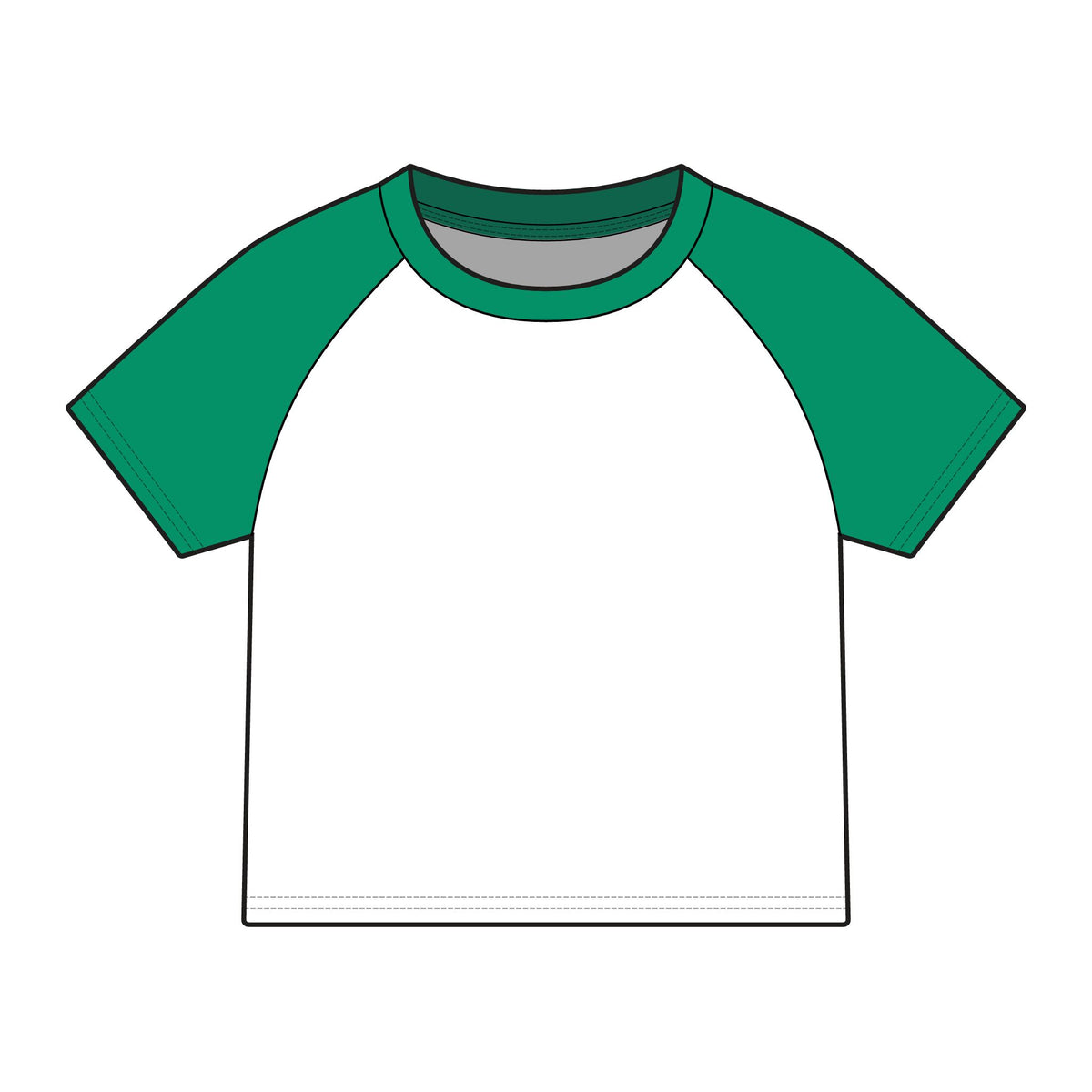 Women's Micro Rib Raglan Baby Tee