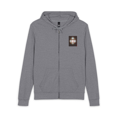 District® Unisex Jersey Full-Zip Hoodie