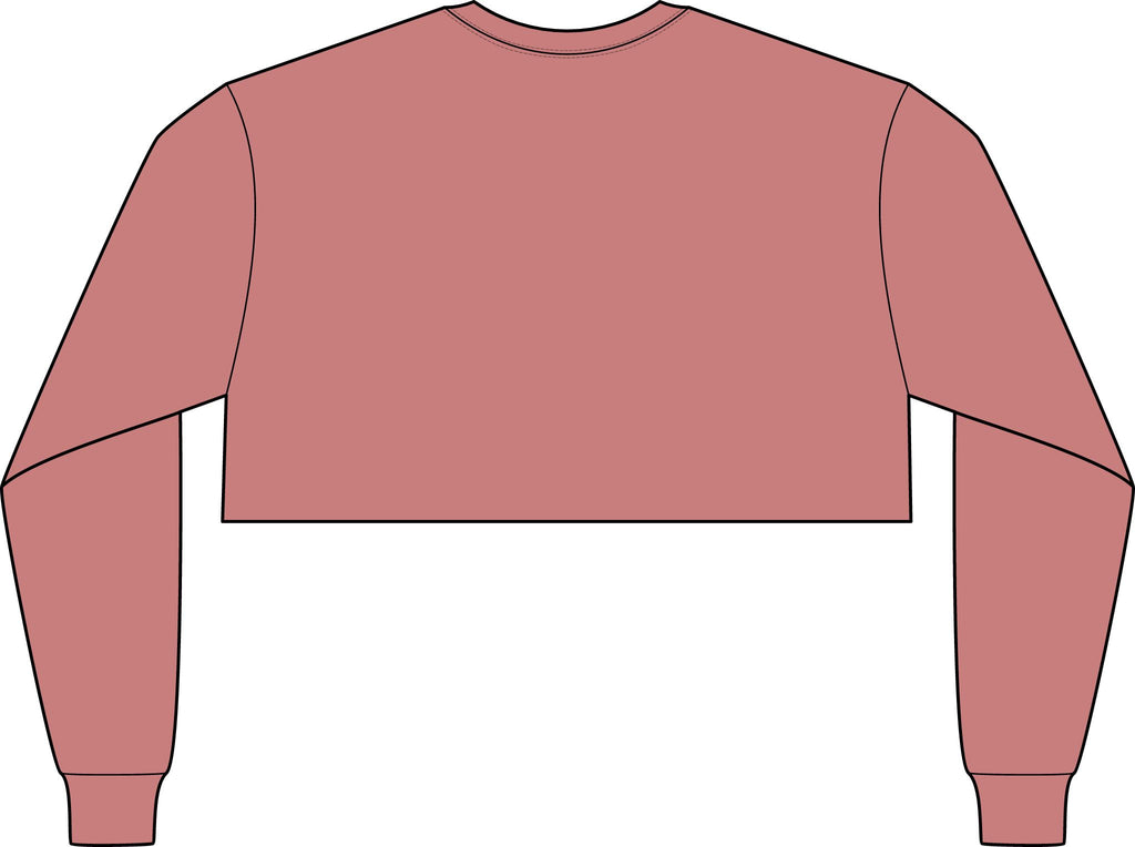 Women's FWD Fashion Crop Long Sleeve Tee