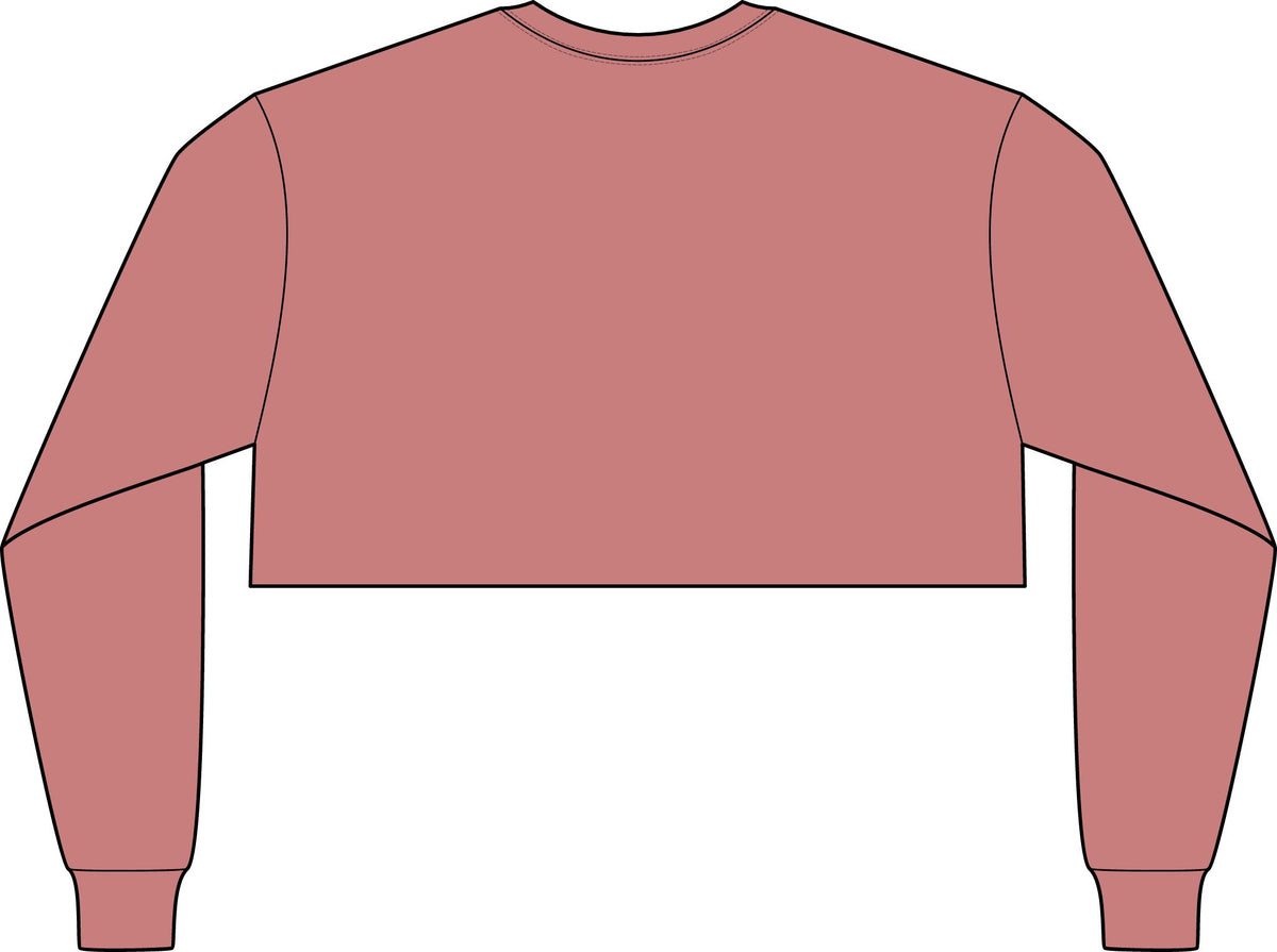 Women's FWD Fashion Crop Long Sleeve Tee