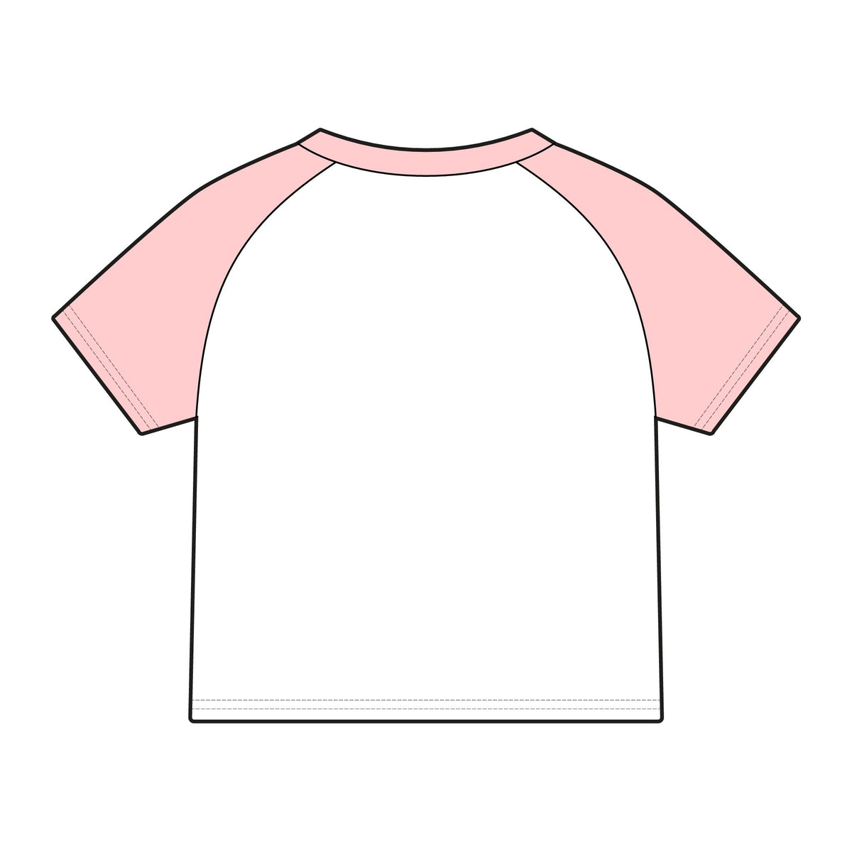 Women's Micro Rib Raglan Baby Tee