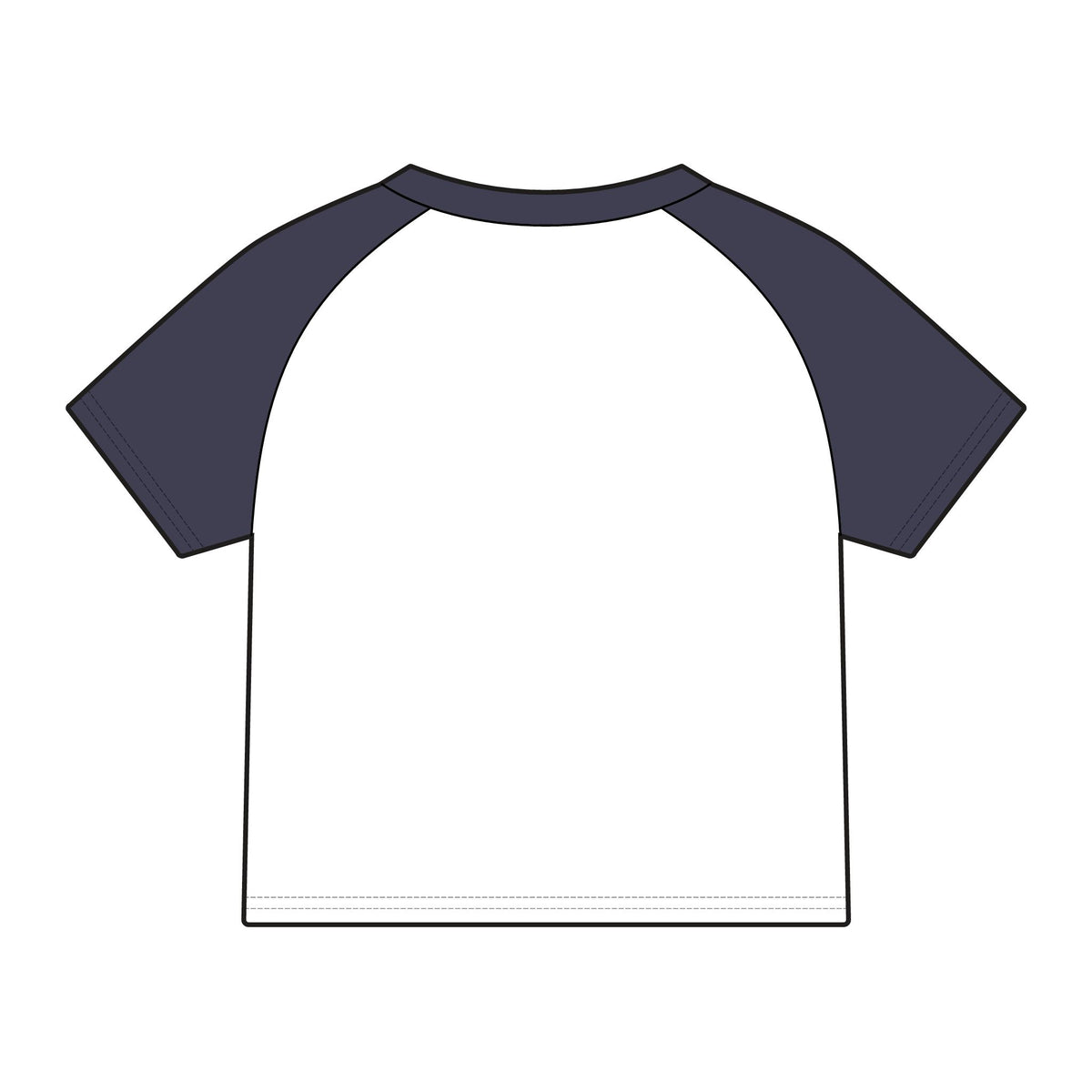 Women's Micro Rib Raglan Baby Tee