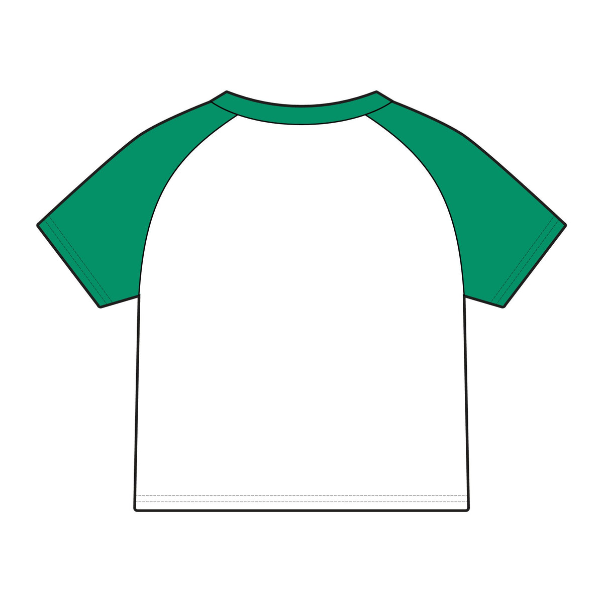 Women's Micro Rib Raglan Baby Tee