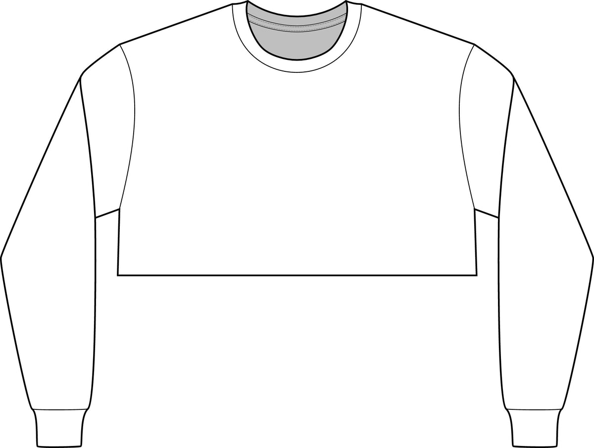 Women's FWD Fashion Crop Long Sleeve Tee