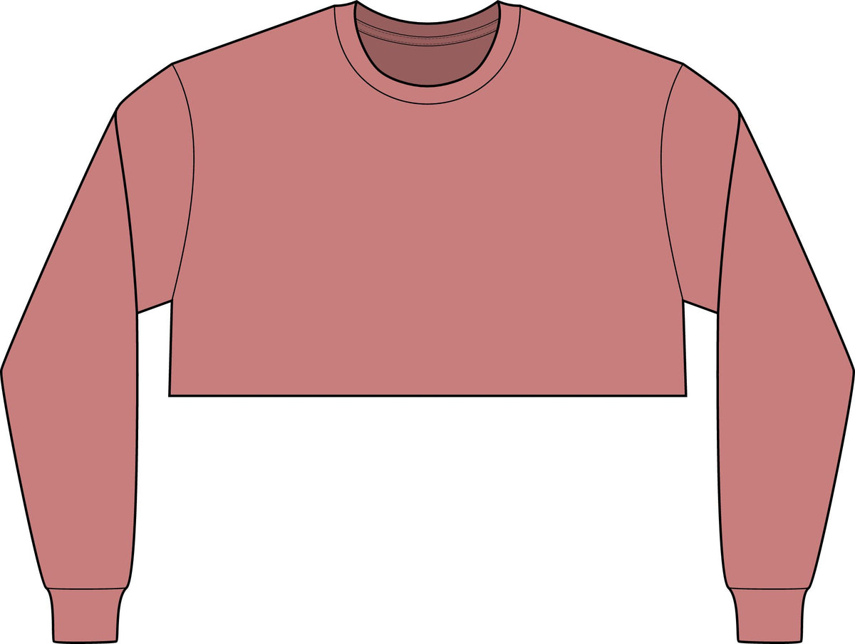 Women's FWD Fashion Crop Long Sleeve Tee