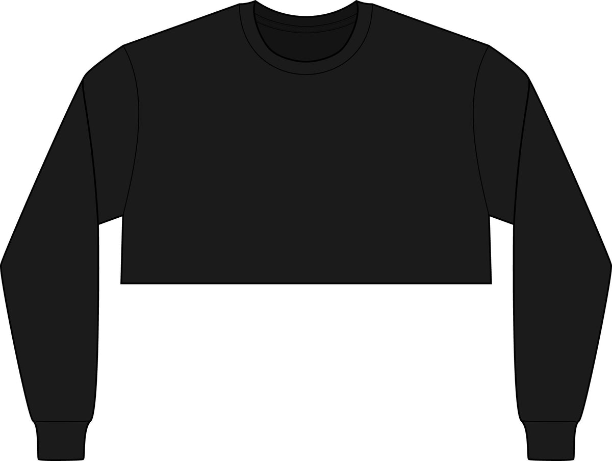 Women's FWD Fashion Crop Long Sleeve Tee