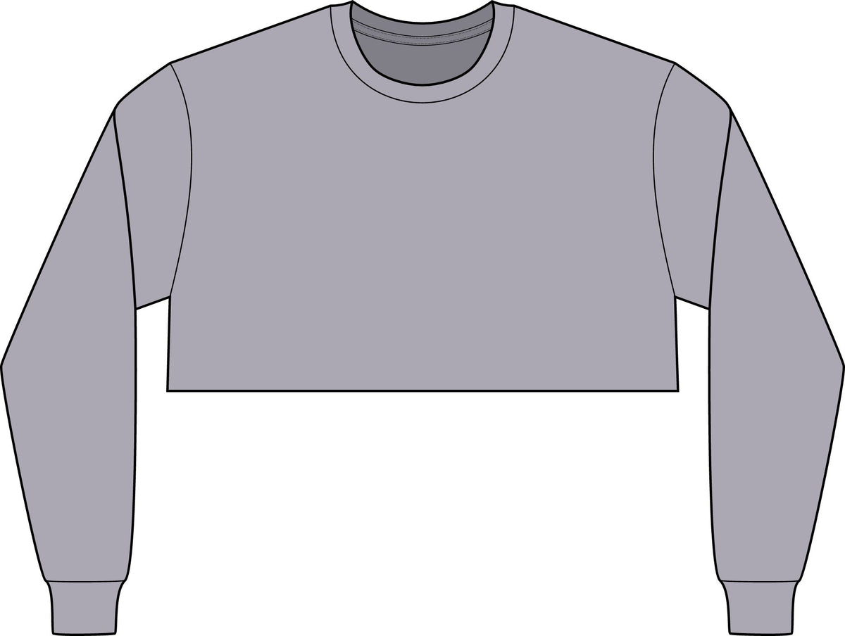 Women's FWD Fashion Crop Long Sleeve Tee