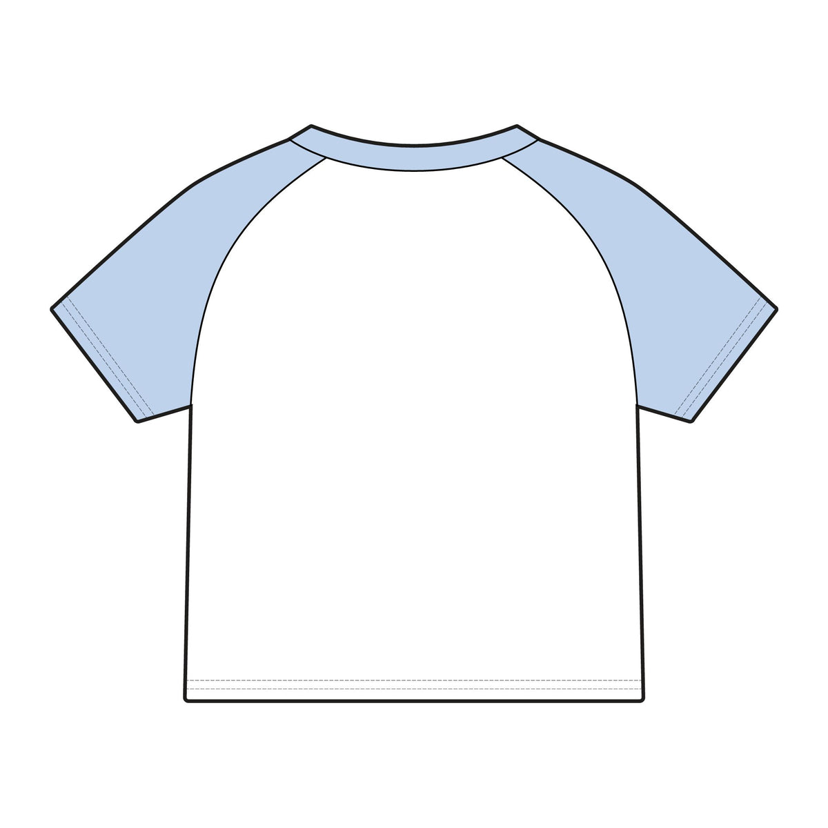 Women's Micro Rib Raglan Baby Tee